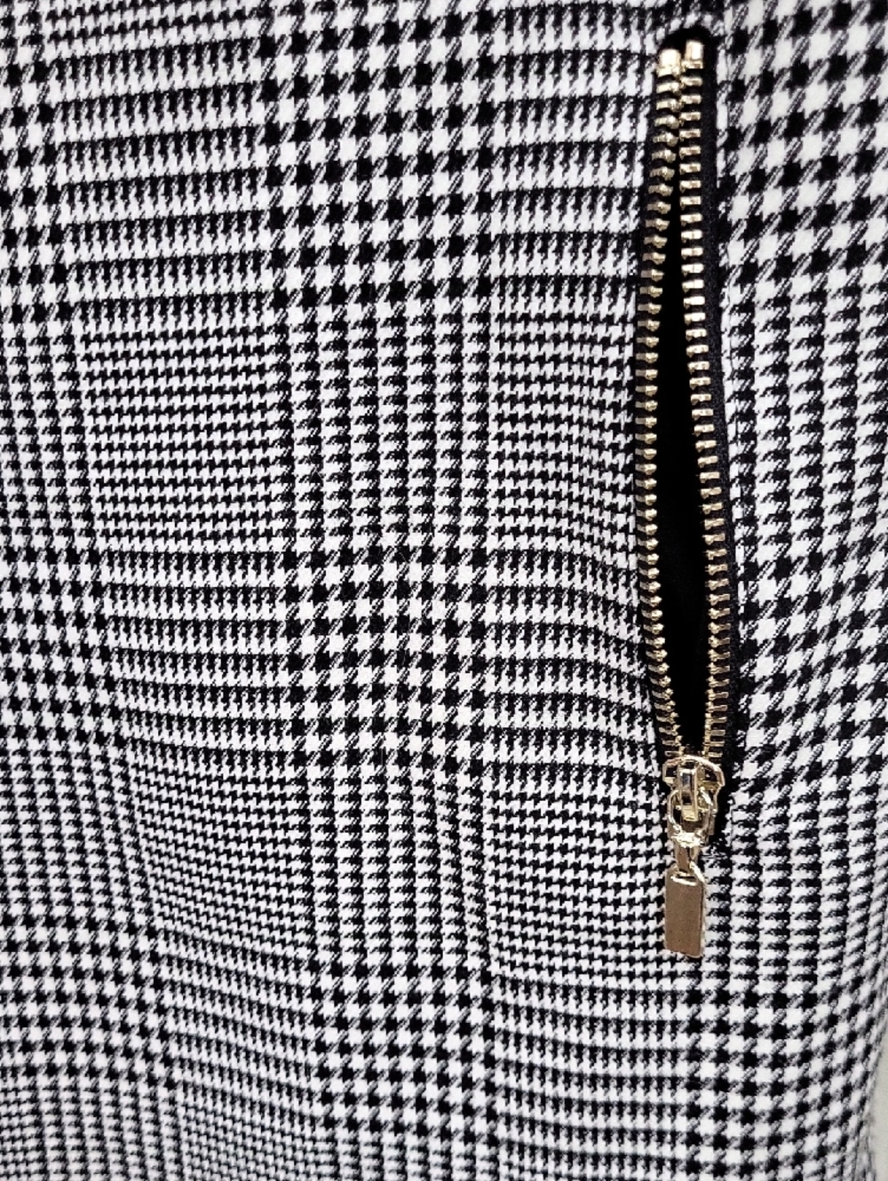 Frank Lyman Design Houndstooth Longline Blazer with Star Patches Sz 8 - Picture 7 of 15
